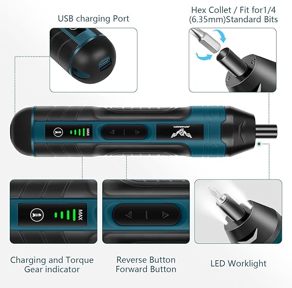 Electric Cordless Screwdriver