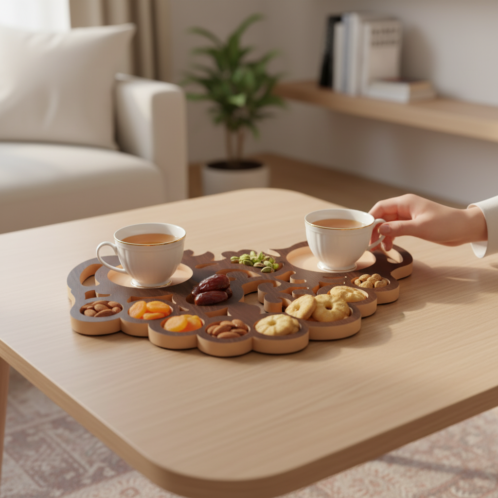Premium Wooden Serving Tray