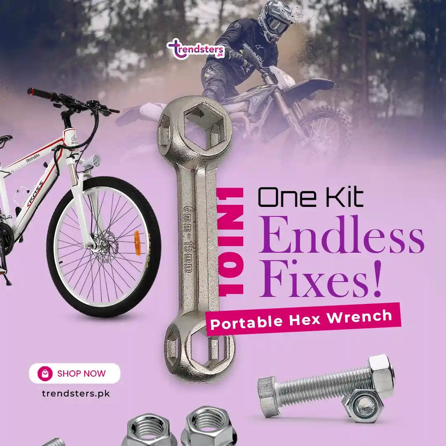 10-in-1 Portable Hex wrench