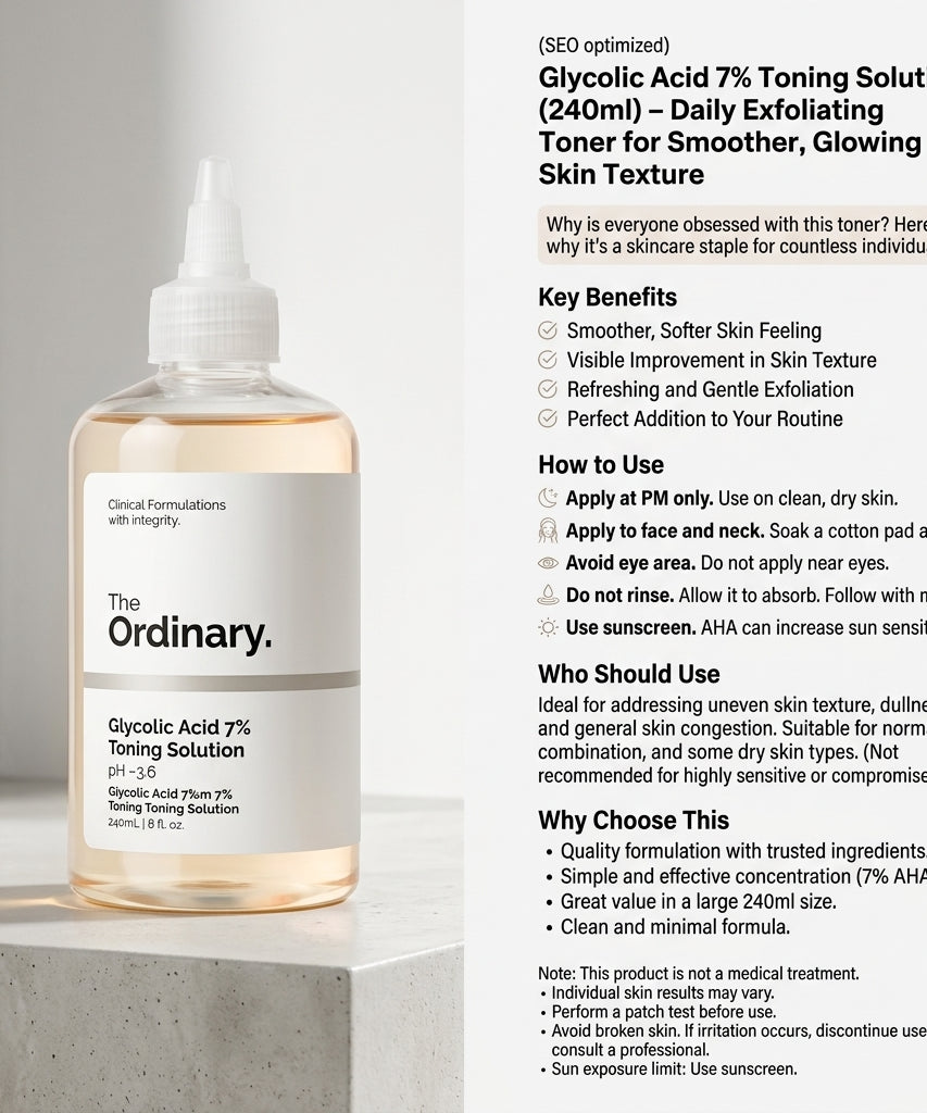 Original Glycolic acid 7% Exfoliating Toner