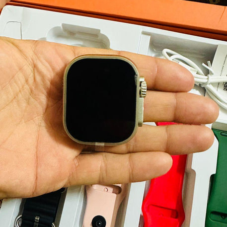 7 in 1 Ultra Smart Watch With 7 Straps And Wireless Charger With Free Delivery