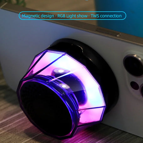 RGB Wireless Magnetic Speaker,