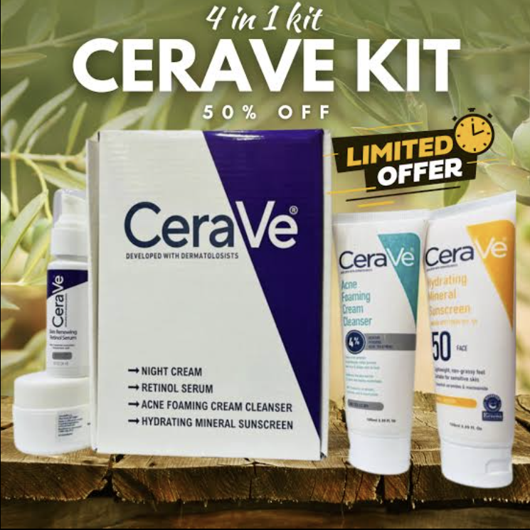 CeraVe 4-in-1 Skin Care Kit
