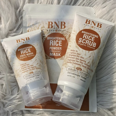 BNB Rice Brightening Glow Kit