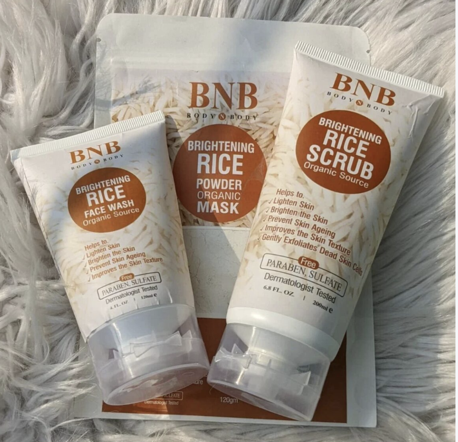 BNB Rice Brightening Glow Kit