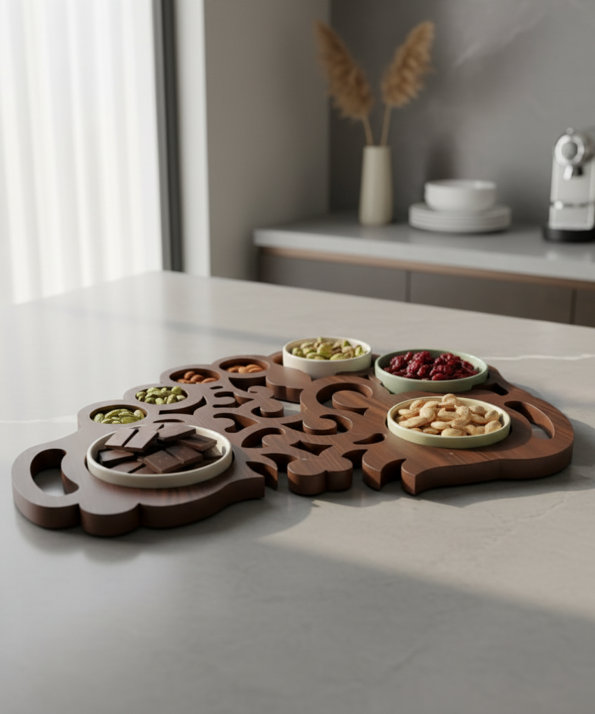 Premium Wooden Serving Tray