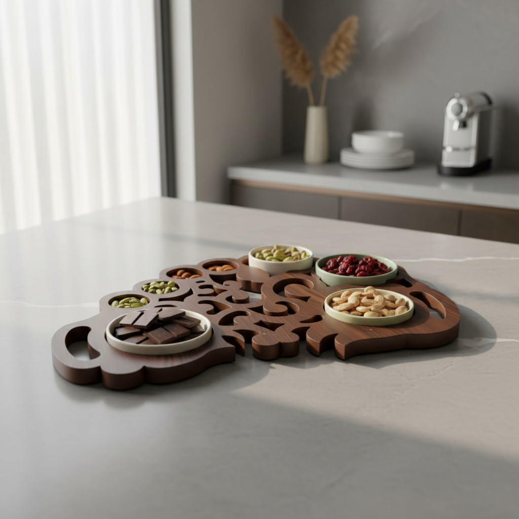 Premium Wooden Serving Tray
