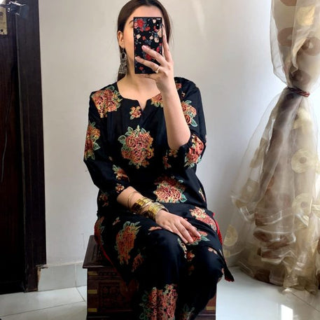 New Gulaab Design Two Piece Suits (premium Lilen) Block Print Designs