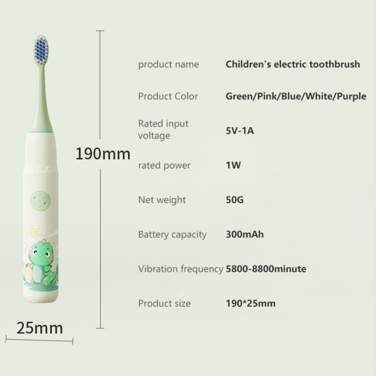 Electric TootBrush For Kids Pack of 2