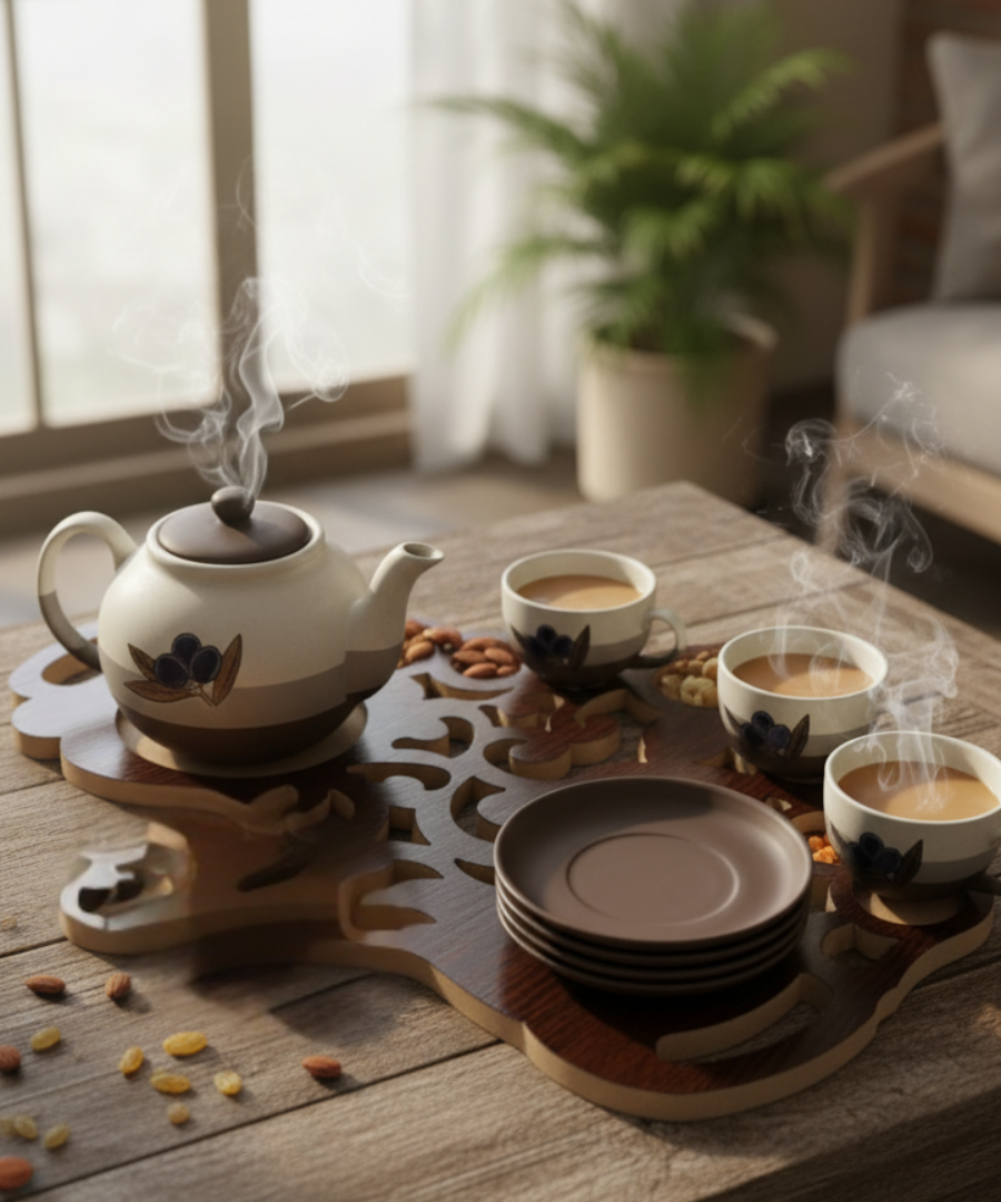 Premium Wooden Serving Tray