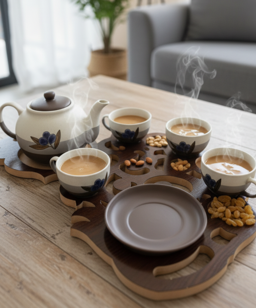 Premium Wooden Serving Tray