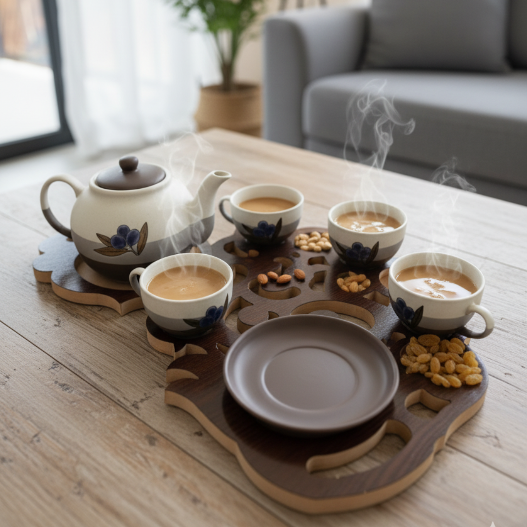 Premium Wooden Serving Tray